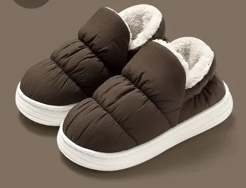 Ankle Wrap Cotton Slippers Women's Winter