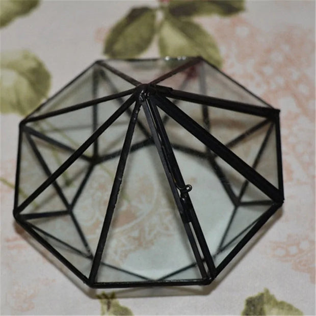 Diamond Shape Hanging Glass Terrarium