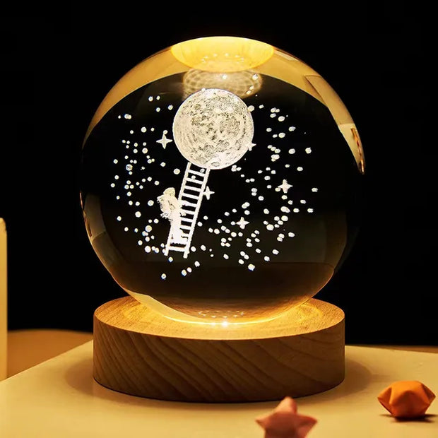 Crystal Night Light Ball