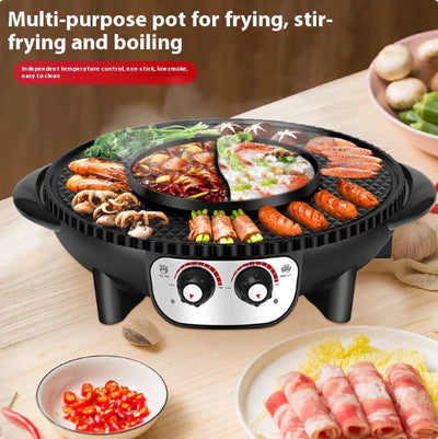 All-in-One Hot Pot BBQ Grill