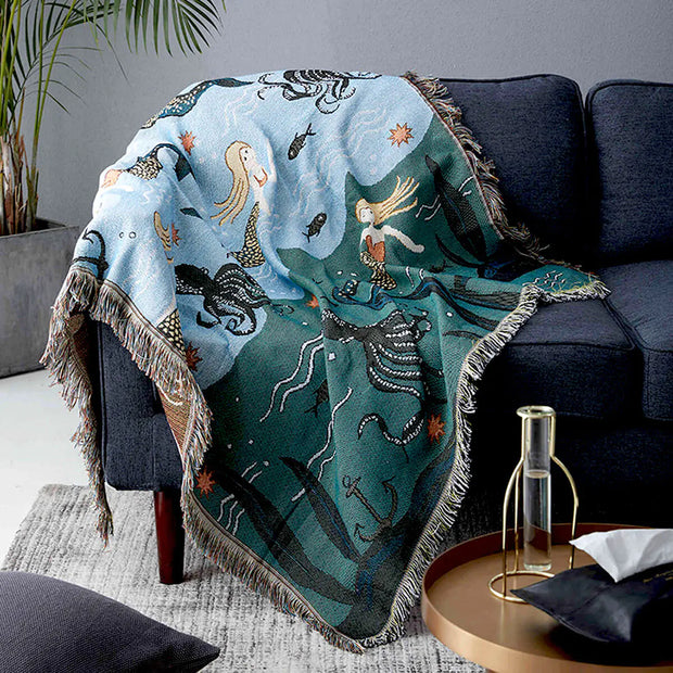 Mermaid Throw Blanket