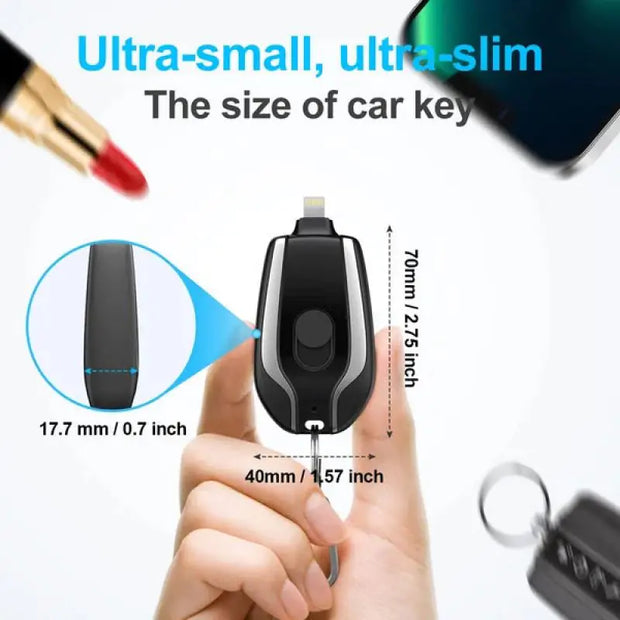 Portable Keychain Charger Power Bank