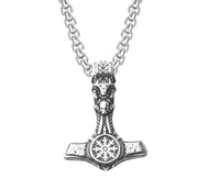 Viking Pendant Necklace Mjolnir