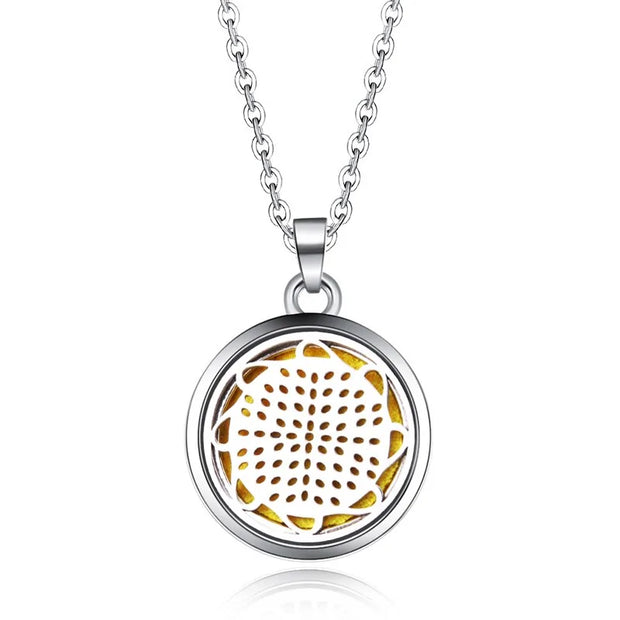 Aromatherapy Pendant Necklace Essential Oil Diffuser