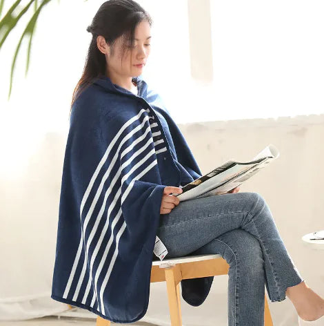 Multifunctional Shawl Blanket – Cozy Student Nap Cloak