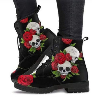 Women's Printed High-Top Boots