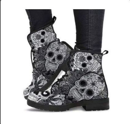 Women's Printed High-Top Boots