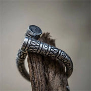 Nordic Style Viking Amulet Symbol Pattern Ring Trend Fashion