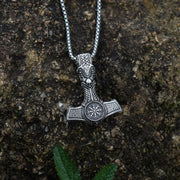 Viking Pendant Necklace Mjolnir