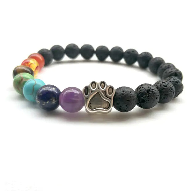 Pet Footprint Stone Bracelets