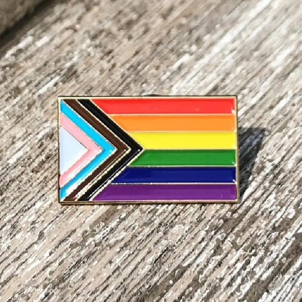 Progress Pride Flag Pin