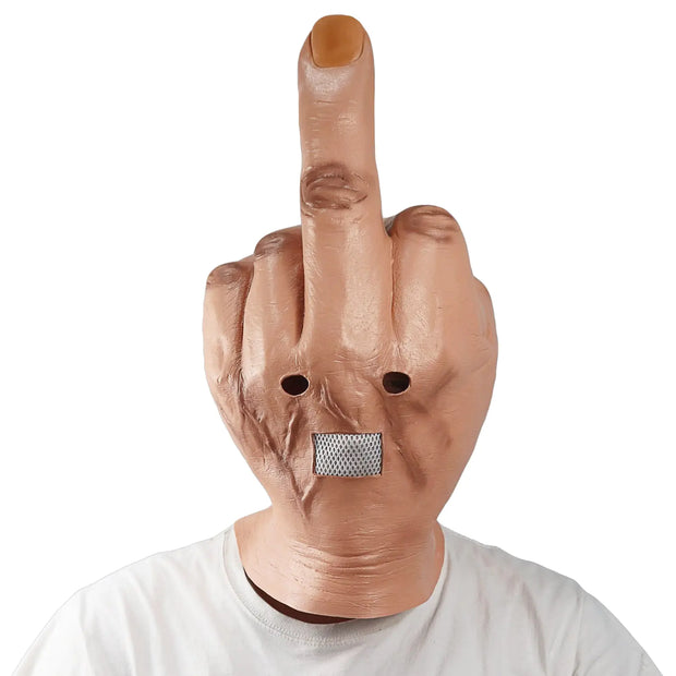 Middle Finger Halloween Full Head Mask