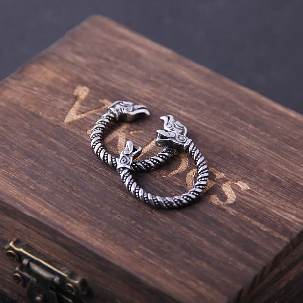 Men's Viking Dragon Statement Rings