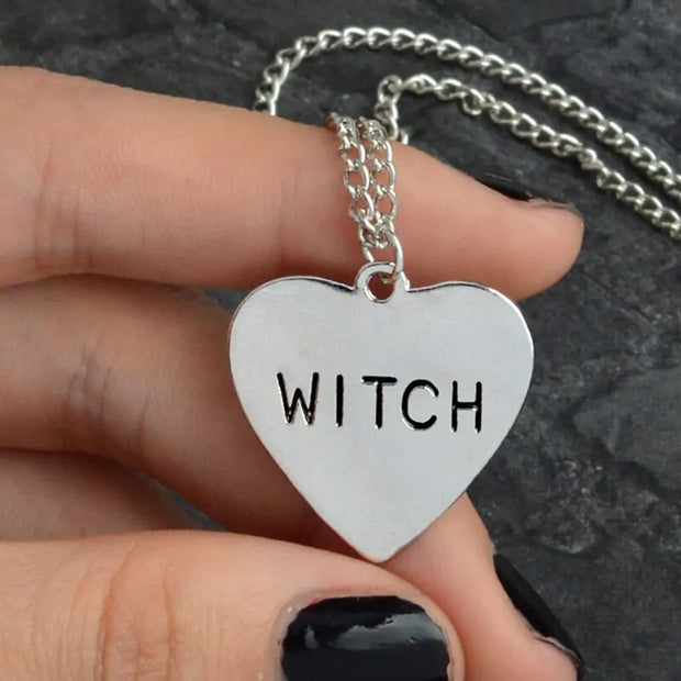 Witchcraft Wiccan Halloween Goth Necklace