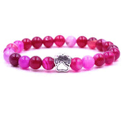 Pet Footprint Stone Bracelets