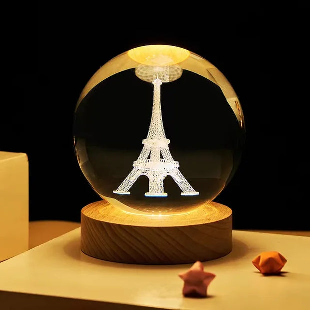 Crystal Night Light Ball