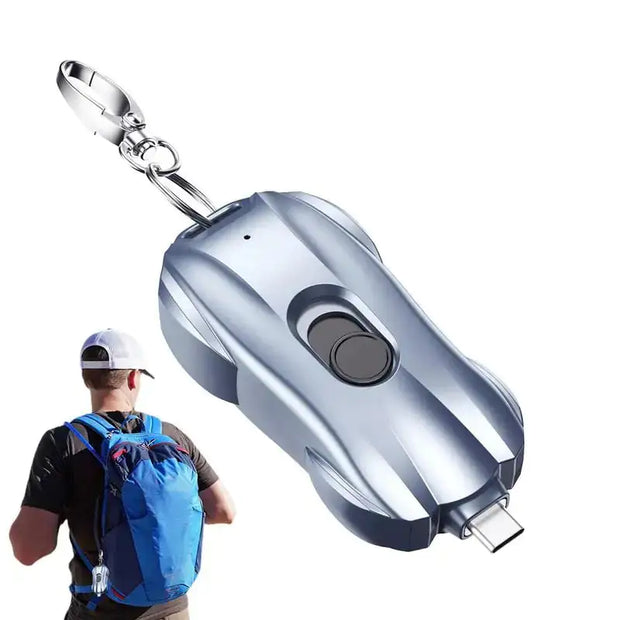 Compact Keychain Emergency Phone Charger Power Bank