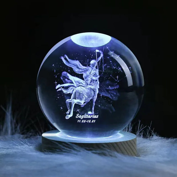 Crystal Night Light Ball